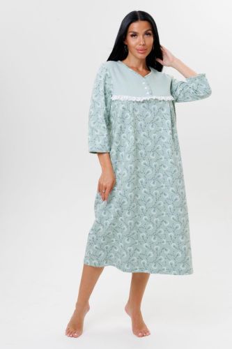 Изображение товара «Посл размер Женская сорочка из футера с начесом «2236» арт 88210» из магазина «Ивановский-Текстиль.РФ»