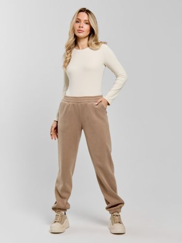 Изображение товара «Женские брюки из даблфлиса «Блик-2 [бежевый]» арт 86074» из магазина «Ивановский-Текстиль.РФ»