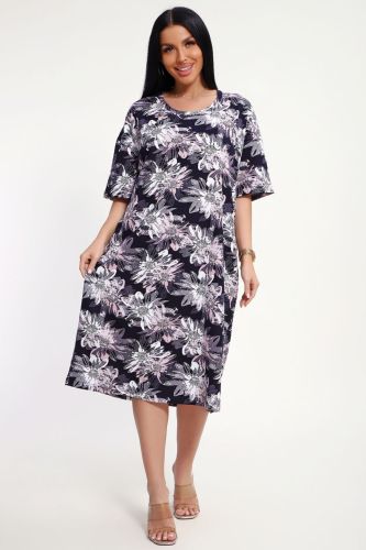 Изображение товара «Женское платье из кулирки «85552» арт 89727» из магазина «Ивановский-Текстиль.РФ»