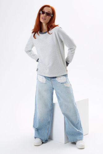 Изображение товара «Женский лонгслив из футера «Лера» арт 85407» из магазина «Ивановский-Текстиль.РФ»