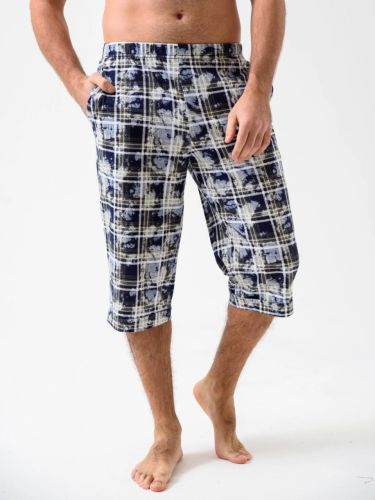 Изображение товара «Мужские бриджи из кулирки с полиэстером «Ассортимент 1689-к (синий бархат)» арт 86454» из магазина «Ивановский-Текстиль.РФ»