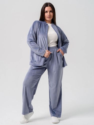 Изображение товара «Женский костюм (футболка+брюки) из велюра «Домашний-2 2252-В (лаванда)» арт 79727» из магазина «Ивановский-Текстиль.РФ»