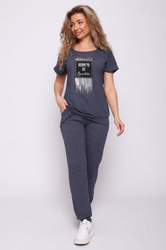 Изображение товара «Женский костюм (футболка+брюки) из кулирки «51201» арт 86958» из магазина «Ивановский-Текстиль.РФ»