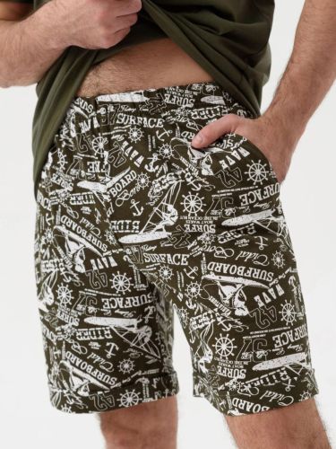 Изображение товара «Мужские шорты из кулирки «Отдых 2204-к (хаки)» арт 86457» из магазина «Ивановский-Текстиль.РФ»