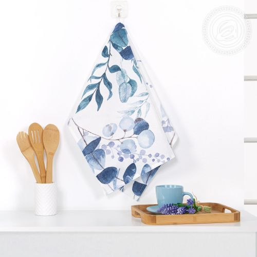 Изображение товара «Кухонное полотенце из рогожки «Эвкалипт» арт 81682» из магазина «Ивановский-Текстиль.РФ»