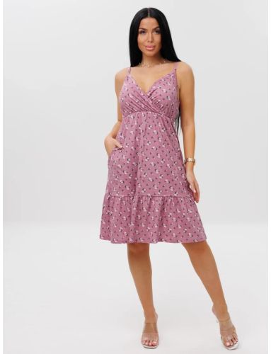 Изображение товара «Женский сарафан из кулирки «С- 95 (К) (розовый)» арт 86711» из магазина «Ивановский-Текстиль.РФ»