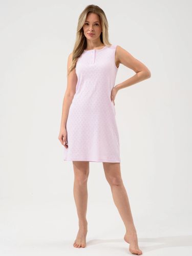 Изображение товара «Женская сорочка из рибаны «Шарм 2430-Рн (розовый)» арт 87774» из магазина «Ивановский-Текстиль.РФ»