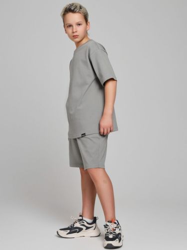 Изображение товара «Костюм для мальчика (футболка+шорты) из кулирки «Азарт-2 [серый]» арт 84989» из магазина «Ивановский-Текстиль.РФ»