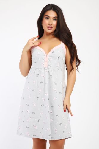 Изображение товара «Женская сорочка из кулирки «88128» арт 86785» из магазина «Ивановский-Текстиль.РФ»