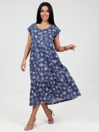 Изображение товара «Женское платье из кулирки «3529пл-113» арт 84701» из магазина «Ивановский-Текстиль.РФ»