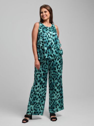 Изображение товара «Женская блузка из искусственного шелка «(топ) найт-3 [зеленый]» арт 85000» из магазина «Ивановский-Текстиль.РФ»