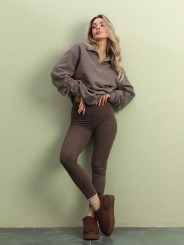 Изображение товара «Женские брюки из селаника «Силаник-2 [шоколадный]» арт 87075» из магазина «Ивановский-Текстиль.РФ»