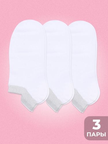 Изображение товара «Набор женских носков (5 пар) «С1417-3 [белый]» арт 85378» из магазина «Ивановский-Текстиль.РФ»