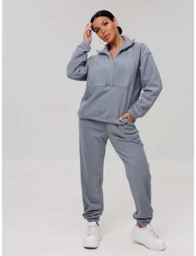 Изображение товара «Женский костюм (толстовка+брюки) из флиса «К-211 (Ф) (светло-серый)» арт 86991» из магазина «Ивановский-Текстиль.РФ»