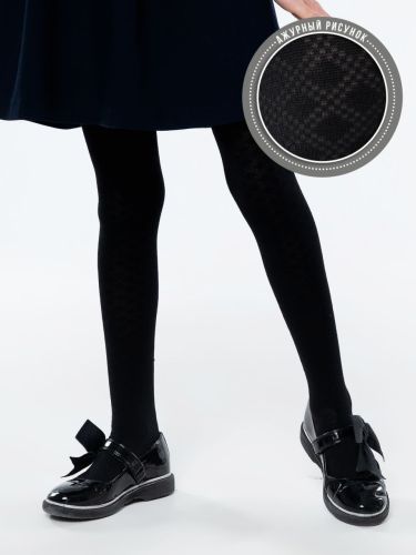 Изображение товара «Набор детских колготок (3 шт) «С1828 [черный]» арт 75603» из магазина «Ивановский-Текстиль.РФ»