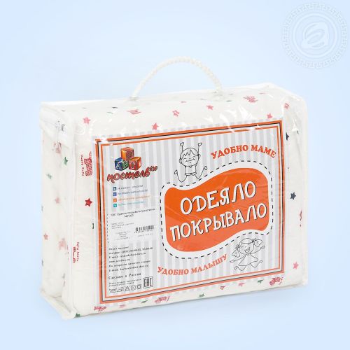 Изображение товара «Одеяло-покрывало для ребенка из трикотажа «Звездопад» арт 83063» из магазина «Ивановский-Текстиль.РФ»