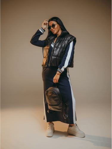 Изображение товара «Женское платье из футера с лайкрой пенье «Дебора [синий]» арт 86790» из магазина «Ивановский-Текстиль.РФ»