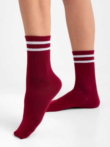 Изображение товара «Набор женских носков (5 пар) «С2439 [бордо]» арт 77626» из магазина «Ивановский-Текстиль.РФ»