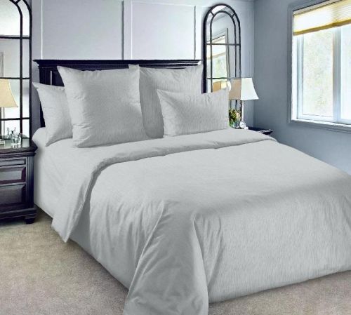 Изображение товара «Пододеяльник из поплина «Серый» арт 87880» из магазина «Ивановский-Текстиль.РФ»