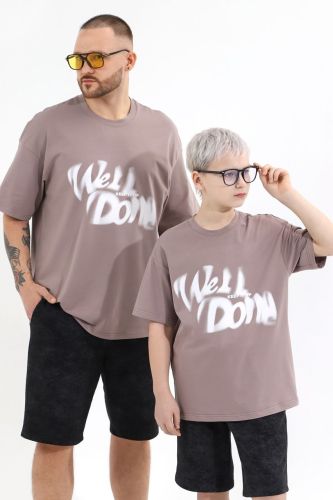 Изображение товара «Футболка для мальчика из кулирки с лайкрой «Леон-3 [бежевый]» арт 83850» из магазина «Ивановский-Текстиль.РФ»