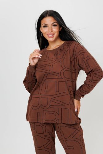 Изображение товара «Женский костюм (кофта+брюки) из футера с начесом «1831/3» арт 87111» из магазина «Ивановский-Текстиль.РФ»