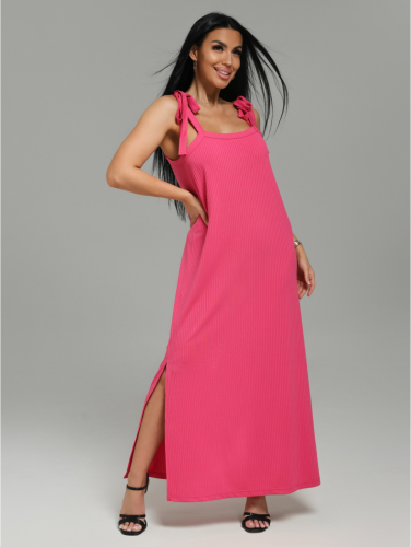 Изображение товара «Женский сарафан из кашкорсе лапша «Валенсия [розовый]» арт 84785» из магазина «Ивановский-Текстиль.РФ»