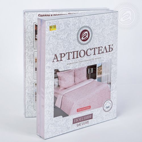 Изображение товара «Постельное бельё из поплина «Византия (розовый)» арт 28397» из магазина «Ивановский-Текстиль.РФ»
