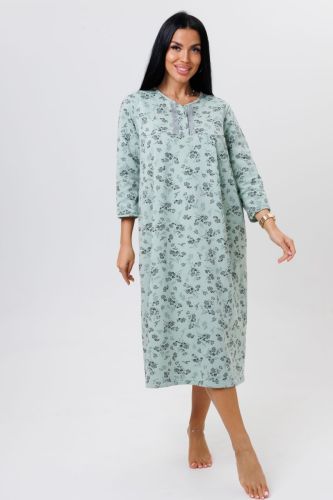 Изображение товара «Женская сорочка из футера с начесом «1489/14» арт 82776» из магазина «Ивановский-Текстиль.РФ»