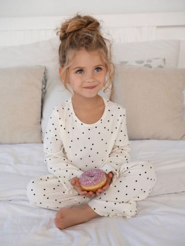 Изображение товара «Пижама для девочки (футболка+брюки) из интерлока «Смородинка» арт 86752» из магазина «Ивановский-Текстиль.РФ»