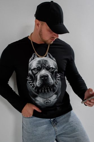 Изображение товара «Мужской лонгслив из кулирки с лайкрой «8514/1» арт 83578» из магазина «Ивановский-Текстиль.РФ»