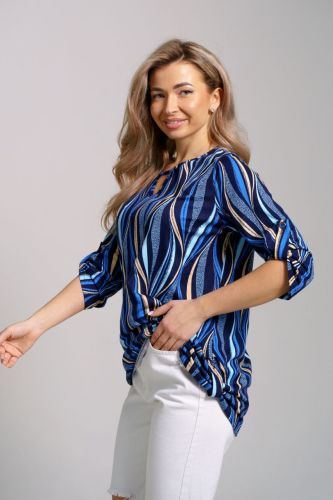 Изображение товара «Женская туника из кулирки «36943» арт 84122» из магазина «Ивановский-Текстиль.РФ»