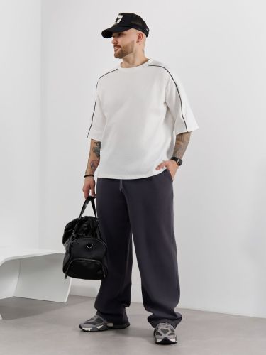 Изображение товара «Мужские брюки из пике «Интер-2 [графитовый]» арт 89469» из магазина «Ивановский-Текстиль.РФ»