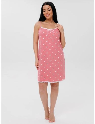 Изображение товара «Женская сорочка из кулирки «Сор- 96 (К) (коралл)» арт 87001» из магазина «Ивановский-Текстиль.РФ»