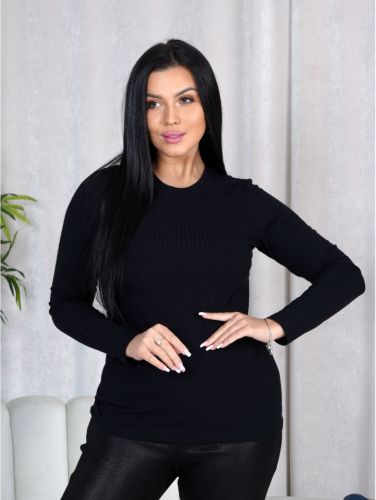 Изображение товара «Женская кофта из кашкорсе лапша «Жади [черный]» арт 50331» из магазина «Ивановский-Текстиль.РФ»