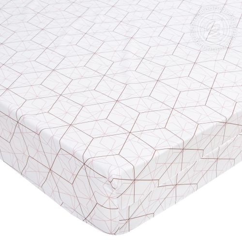 Изображение товара «Простыня на резинке из поплина «Кардинал» арт 81998» из магазина «Ивановский-Текстиль.РФ»