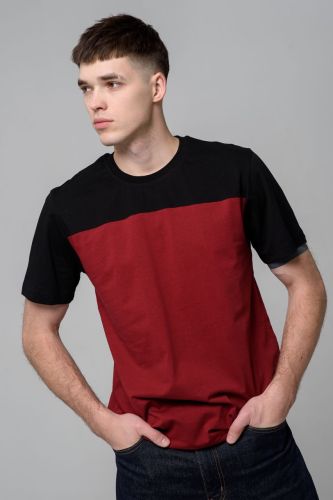 Изображение товара «Мужская футболка из кулирки «14482» арт 88410» из магазина «Ивановский-Текстиль.РФ»