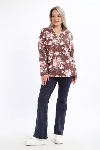 Изображение товара «Женская блузка из интерлока «29034» арт 89792» из магазина «Ивановский-Текстиль.РФ»