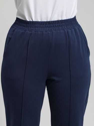 Изображение товара «Женские брюки из кулирки с лайкрой «Стремление-1 [темно-синий]» арт 84996» из магазина «Ивановский-Текстиль.РФ»