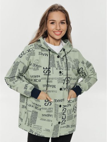 Изображение товара «Женская кофта из футера с лайкрой «Драйв [оливковый]» арт 85172» из магазина «Ивановский-Текстиль.РФ»