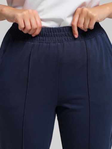 Изображение товара «Женские брюки из кулирки с лайкрой «Стремление-1 [темно-синий]» арт 84996» из магазина «Ивановский-Текстиль.РФ»