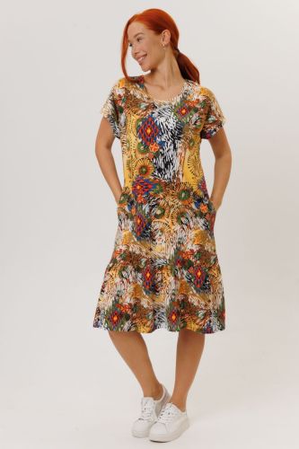 Изображение товара «Женская туника из кулирки «2166/2» арт 88898» из магазина «Ивановский-Текстиль.РФ»