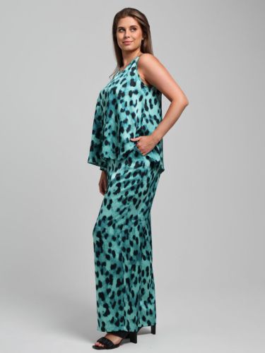 Изображение товара «Женская блузка из искусственного шелка «(топ) найт-3 [зеленый]» арт 85000» из магазина «Ивановский-Текстиль.РФ»