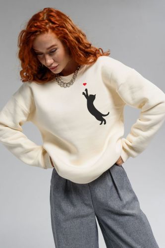 Изображение товара «Женский свитшот из футера с начесом «8576» арт 86155» из магазина «Ивановский-Текстиль.РФ»