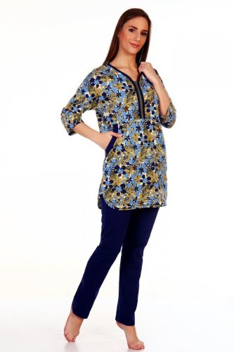 Изображение товара «Женский костюм (туника+брюки) из кулирки «936» арт 82967» из магазина «Ивановский-Текстиль.РФ»