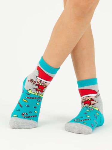 Изображение товара «Набор детских носков (5 пар) «С627 [зеленый]» арт 75478» из магазина «Ивановский-Текстиль.РФ»