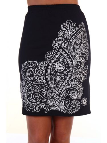 Изображение товара «Женская юбка из футера «Завиток» арт 71657» из магазина «Ивановский-Текстиль.РФ»