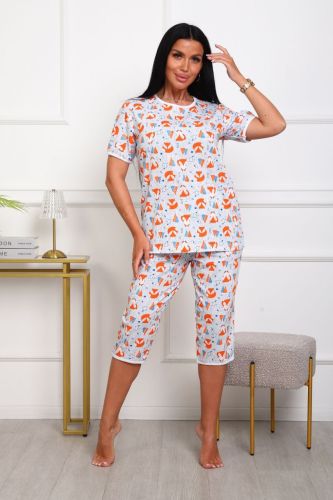 Изображение товара «Женская пижама (футболка+бриджи) из кулирки «1096» арт 86773» из магазина «Ивановский-Текстиль.РФ»