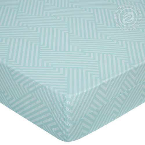 Изображение товара «Простыня на резинке из поплина «Тишина природы» арт 82007» из магазина «Ивановский-Текстиль.РФ»