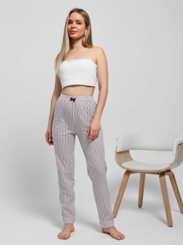 Изображение товара «Женские брюки из кулирки «Чиа-4 [шоколадный]» арт 85329» из магазина «Ивановский-Текстиль.РФ»