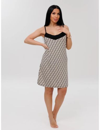 Изображение товара «Женская сорочка из вискозы «Сор-12 (Вис) (орнамент)» арт 87924» из магазина «Ивановский-Текстиль.РФ»